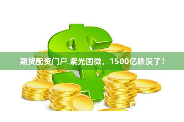 期货配资门户 紫光国微，1500亿跌没了！